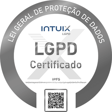 Lei geral de proteção de dados - INTUIX LGPD Certificado